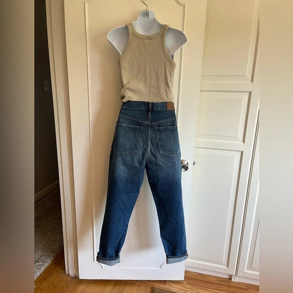 Madewell The Momjean in Stratfield  medium wash size 25 80's retro style . - Picture 8 of 17